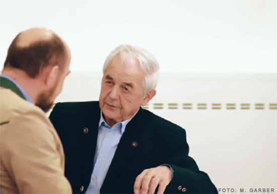 Josef Riegler im Gespräch